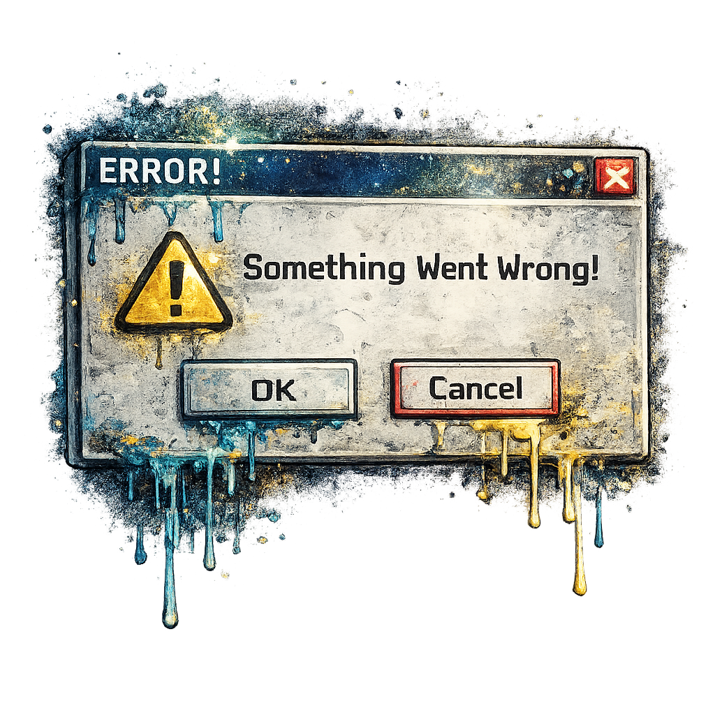 Error window art